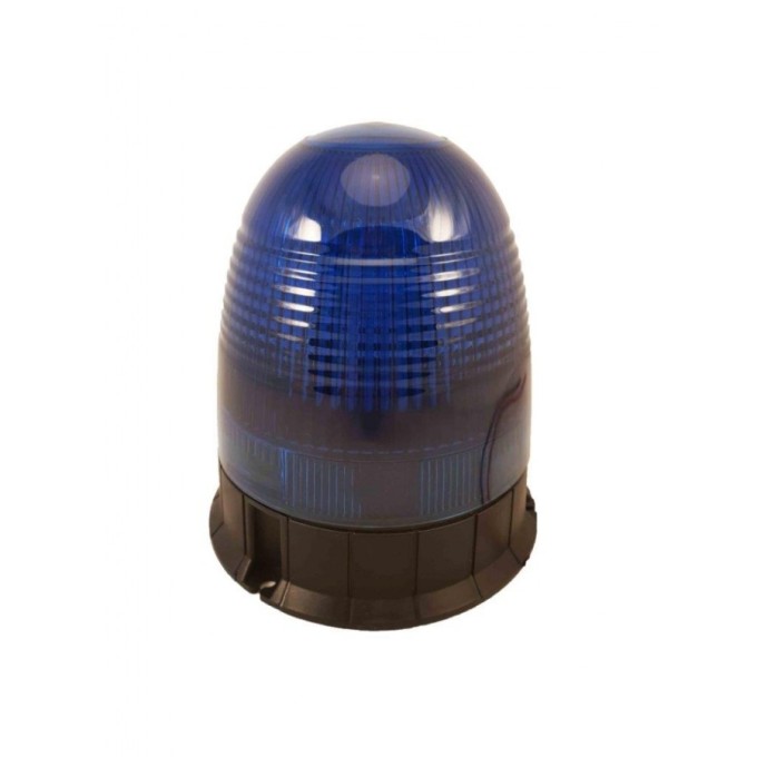 Girofar albastru LED cu prindere in 3 puncte 12-24V